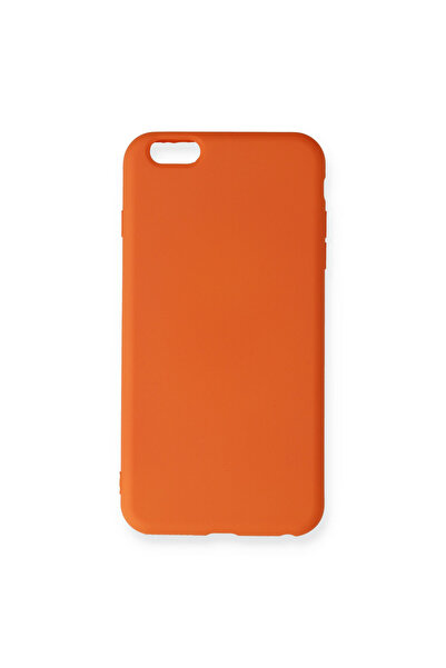NewFace Iphone 6 plus case nano inner velvet silicone - orange
