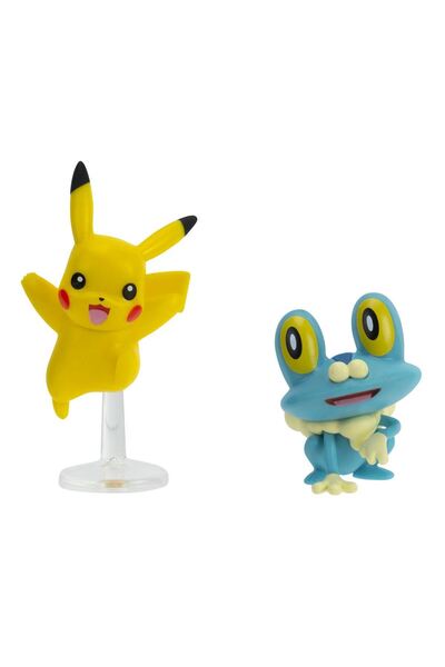 Pokemon Battle 2'li Figür Seti - Pikachu ve Froakie PKW4071