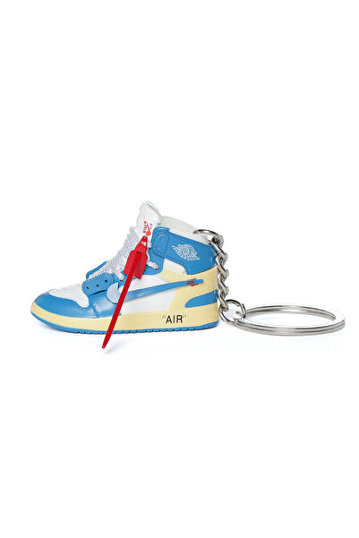 JORDAN 1 High x OW University Blue Keychain