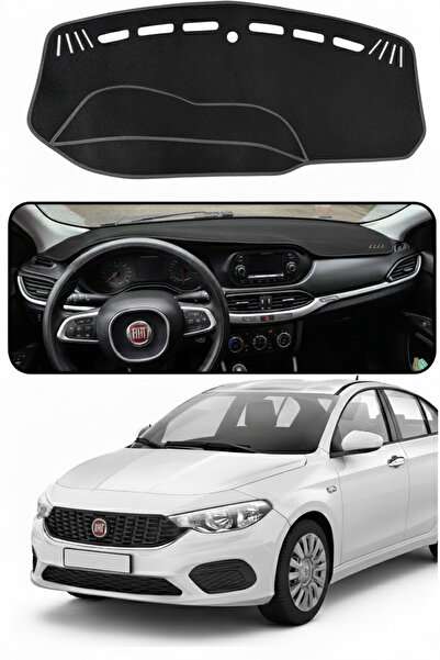 NEFİİİZZ Fiat Egea Torpido Koruyucu EKRANSIZ Sedan Kasalara Özel Üretim Koku ...