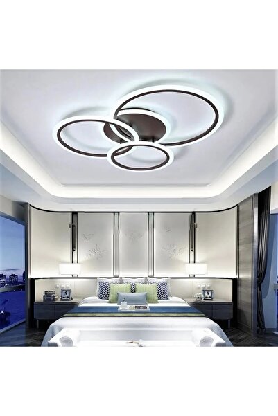 OEM Lustra LED cu Telecomanda 4 Inele 128W Norevin