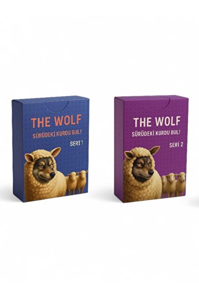 Oyunsal Find the Wolf on the Wolf Playing Card Series-1 and Series 2! Card Ga...