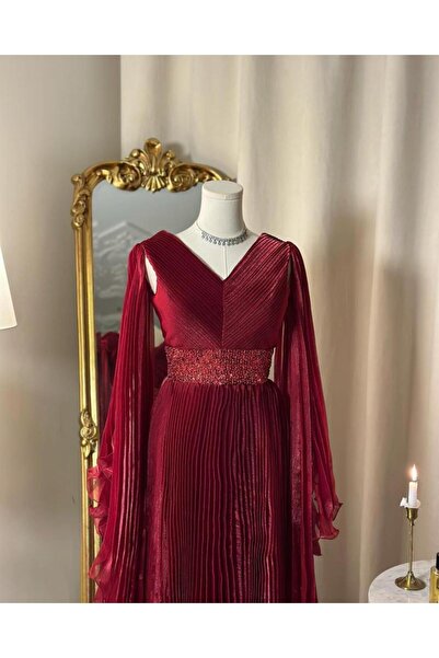 vanus fashion فستان سهرة طويل 5019