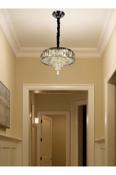 OEM LED Chandelier with Crystals and Remote Control Tiranev
