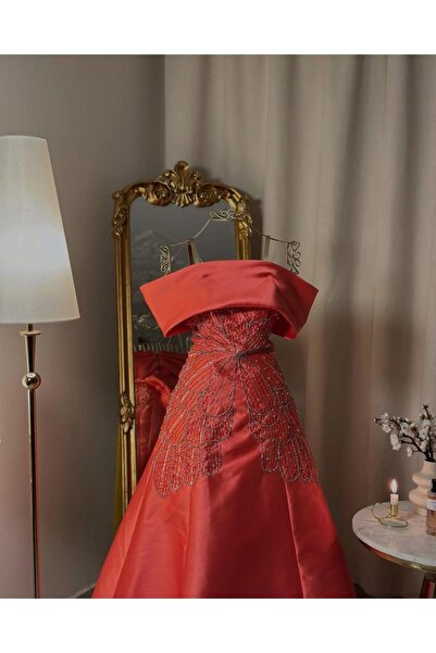 vanus fashion فستان سهرة طويل 5303