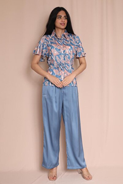 AMAZ 🌺 Women's two-piece summer/spring set with wide-leg pants and a trendy ...