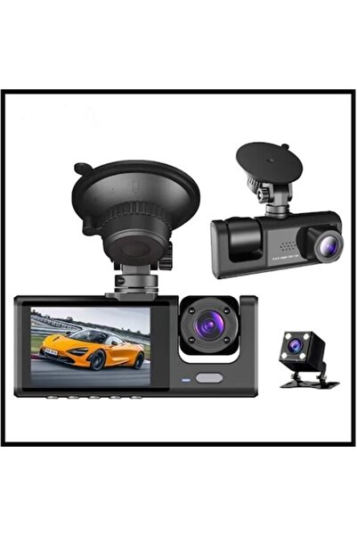OEM 3 in 1 WiFi DVR car camera, 170° wide angle, night mode, HD, audio, motion sensor, 2" screen