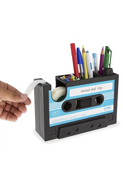 Generic Desk organizer shaped like an old cassette tape