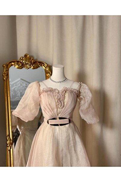 vanus fashion فستان سهره ميدي 5001 (4 الوان )