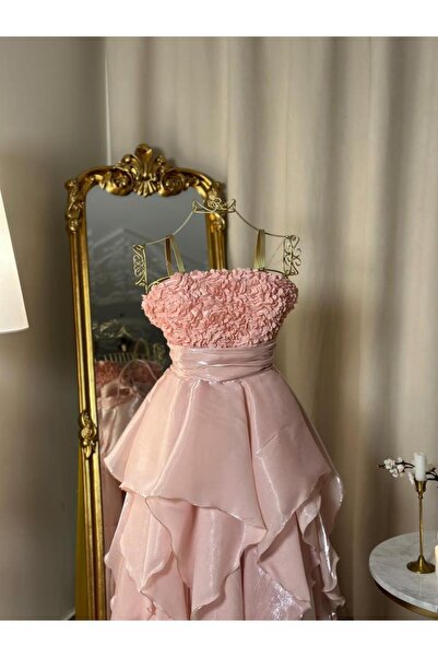 vanus fashion فستان سهرة طويل 4744 ( لونين )