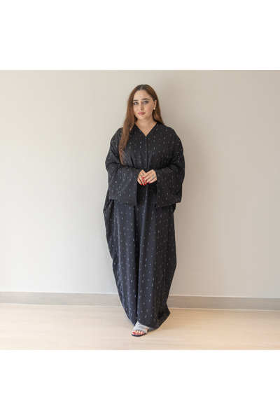 LINELLE عباية الفراشة السوداء للنساء - تصميم بأجنحة الخفاش