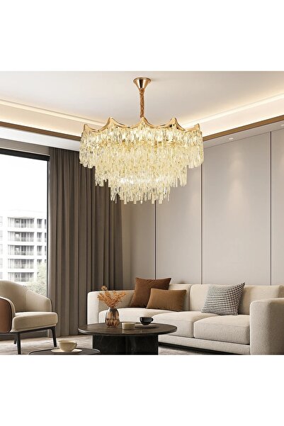 OEM Candelabru Auriu cu Cristale Mirado