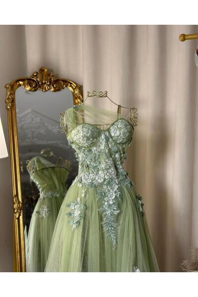 vanus fashion فستان سهرة طويل 4836