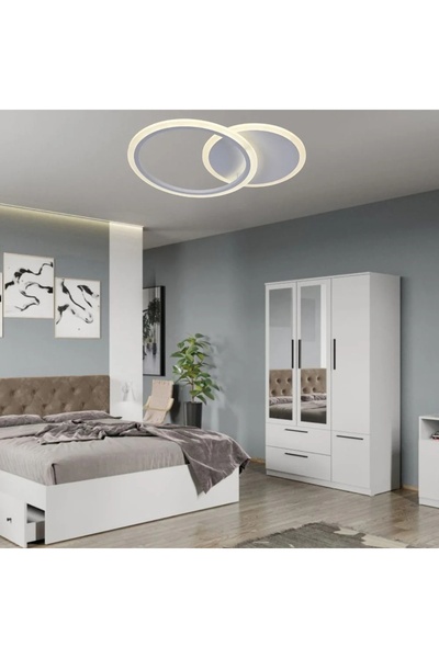 OEM Lustra LED cu Cercuri cu Telecomandă 66W Rencor