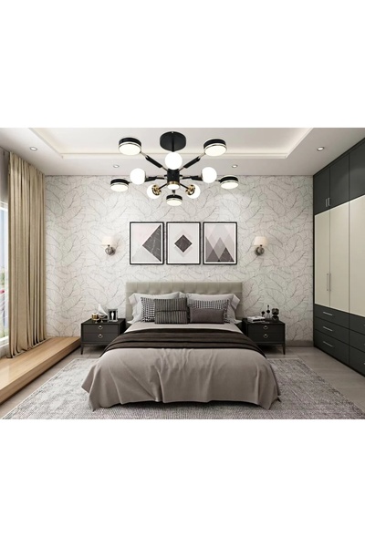 OEM LED Chandelier 130W Remote Control Adjustable Light 3000K-6500K Nefora