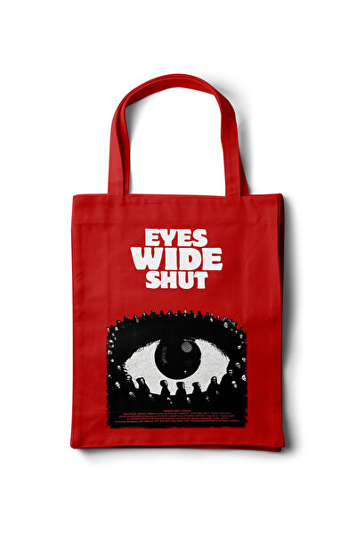 INKD حقيبة قماشية من الغاباردين - تصميم مستوحى من فيلم "عيون مفتوحة واسعة"- 3...