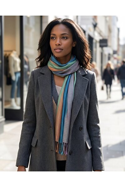 Buldan Concept Hand-Woven Floss Silk Shawl