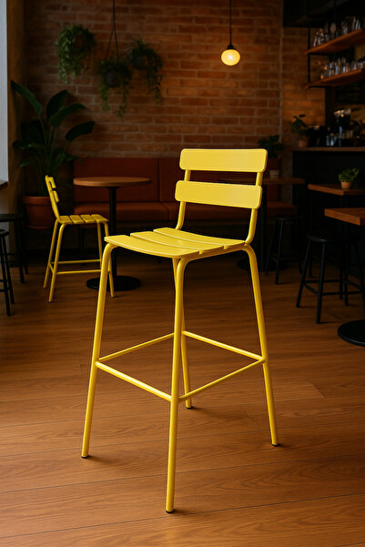 Alması Çok Kolay Metal Bar Sandalyesi