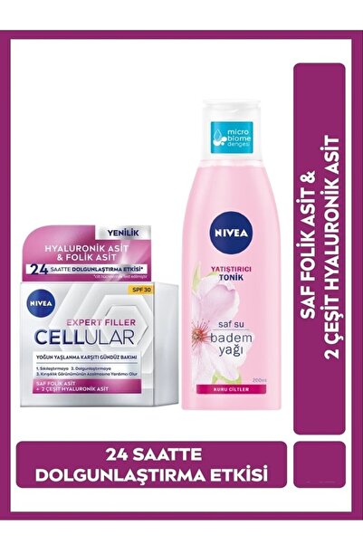 NIVEA Yatıştırıcı Tonik 200ml Cellular Nemcendirici Yaşlanma Karşıtı Gündüz K...