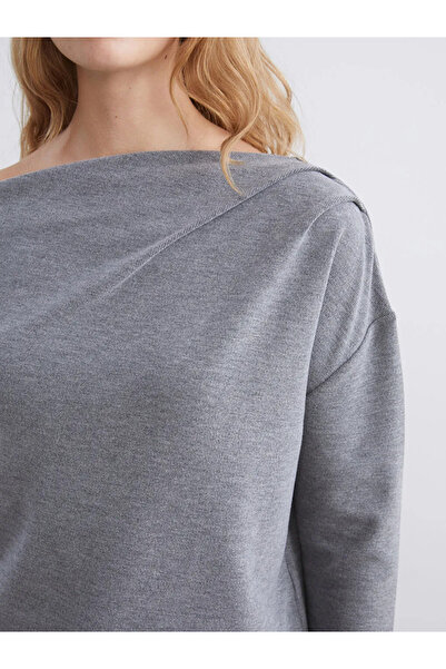 LC Waikiki Bluză cu șireturi cu gât barcă