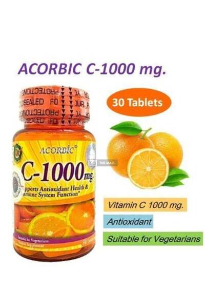 Acorbic فيتامين سي 1000 ملغ للبالغين