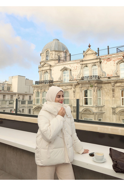 MODA AKSA POFUDUK MONT EKRU