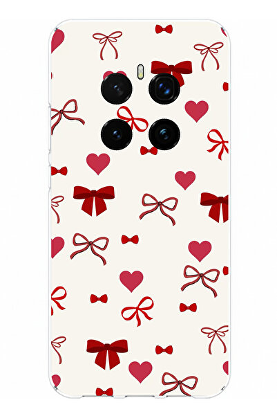 TechTree حافظة سيليكون متوافقة مع هاتف Honor Magic 7 PRO باللون العنابي على ش...