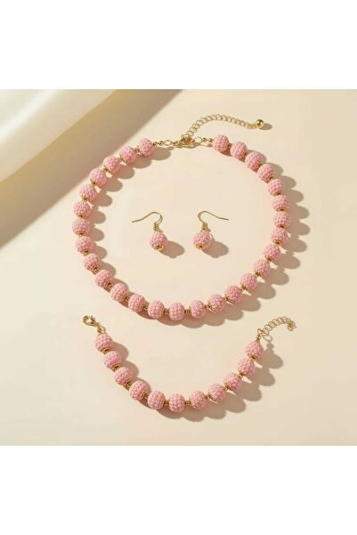 Ralp Moda طقم مجوهرات من خرز التوت الأسود بطول 14 مم، خرز كبير، هدية رأس السن...