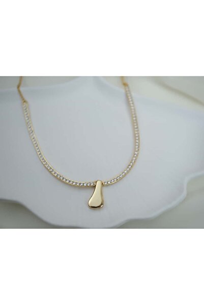 ATELİER TUĞBA Kol110 Vip Drop Choker Gold