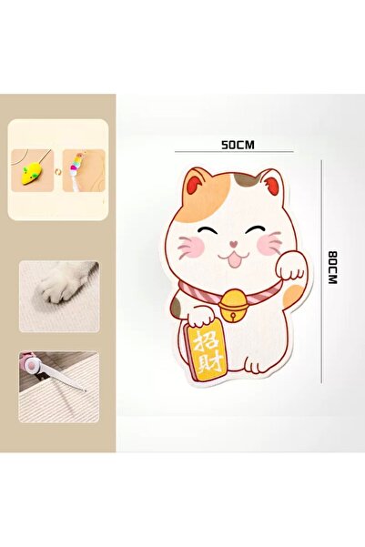 HESPERUS Duvara Yapışan Desenli Kedi Tırmalama Tahtası – Çizilmeye Dayanıklı ...