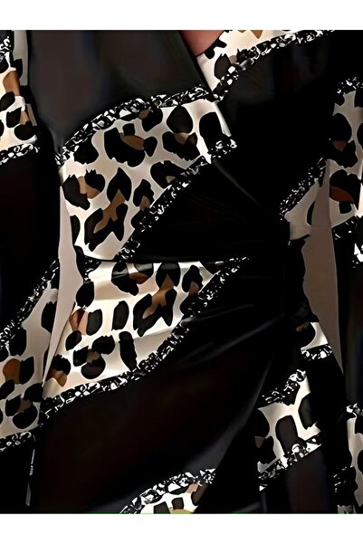 JANES Women's Long Sleeve Double Breasted Collar Asymmetrical Detail Mini Mod...