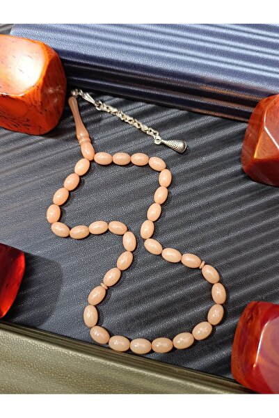 Anemore Collection سبحة كهرمان سيكما بقطع أبيض