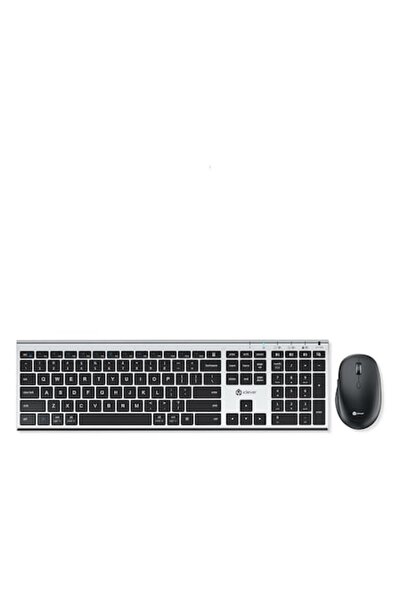 iClever BK23 Wireless Keyboard & Mouse Combo, Bluetooth 5.1, USB-C Rechargeable, Numeric Keypad