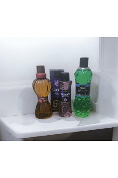 Yabangülü Gedavet Rüzgarı 400 ml-Safranbolu Taze Safran Kolonyası 200ml ve Aş...