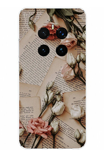 TechTree حافظة سيليكون مطبوع متوافقة مع هاتف Honor Magic 7 PRO بتصميم ورود ال...