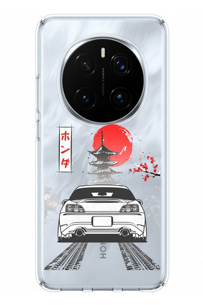 TechTree حافظة سيليكون متوافقة مع هاتف Honor Magic 7 PRO بتصميم S2000 موديل م...