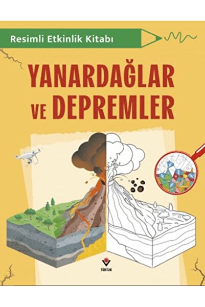 Timaş Yayınları Illustrated Activity Book - Volcanoes and Earthquakes