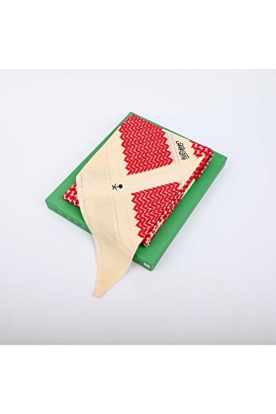 Gerenic شماغ ملكي خاص شتوي بلون البيج الأنيق - اختر المقاس