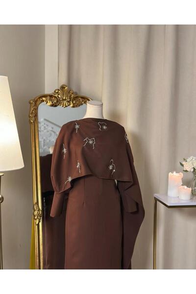 vanus fashion 5665 -فستان أنيق بتصميم فاخر ولمسات مطرزة