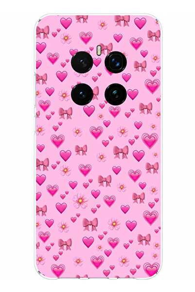 TechTree حافظة سيليكون متوافقة مع هاتف Honor Magic 7 PRO باللون الوردي الصغير...