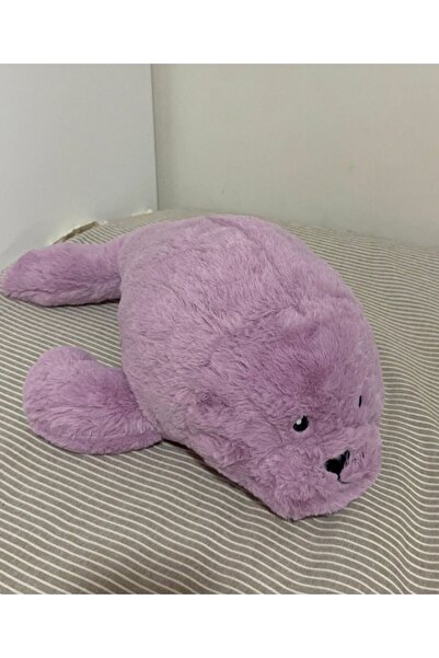 Moontoys Peluş Fok Balığı Oyuncak Lila 50 cm