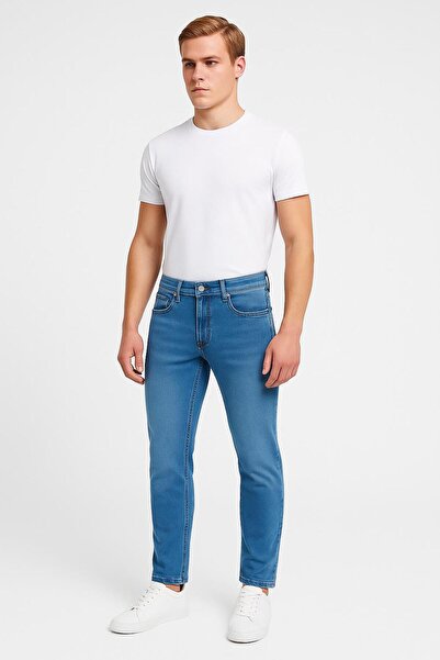 CLASSİCS MEN Blugi pentru bărbați slim fit cu picioare înguste, elastici, mat...