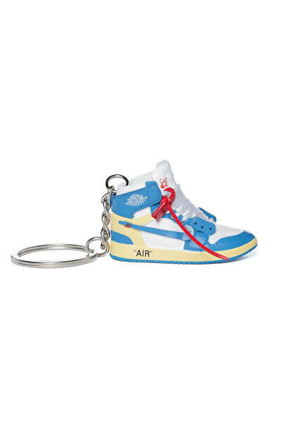 JORDAN 1 High x OW University Blue Keychain