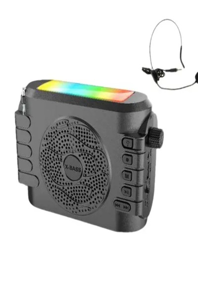Generic ZQS301B Multi-Function Flashlight RGB Light Bluetooth Speaker