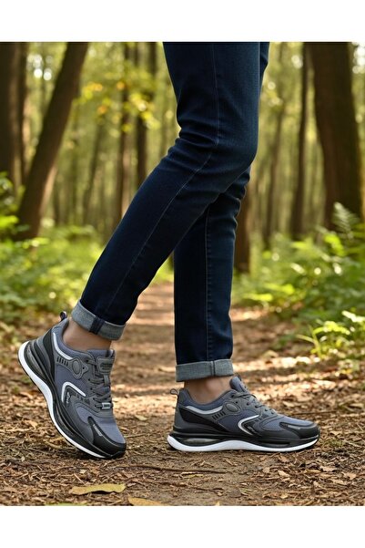 Wickers Ανδρικά γκρι καθημερινά αθλητικά παπούτσια Άνετα παπούτσια για τρέξιμο Ορθοπεδικά 2697