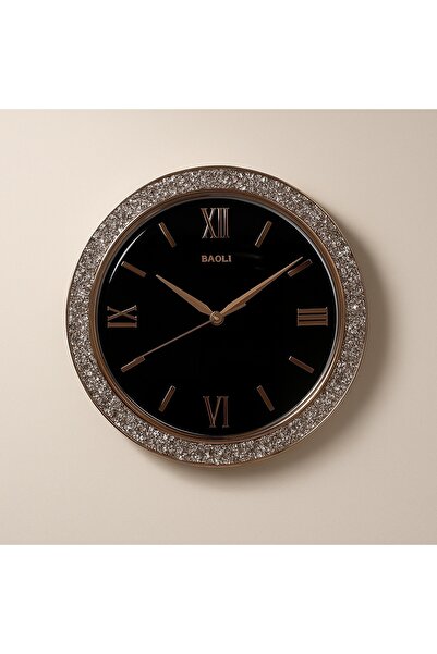 OEM Ceas Perete Silentios cu Rama cu Strass Tavriel