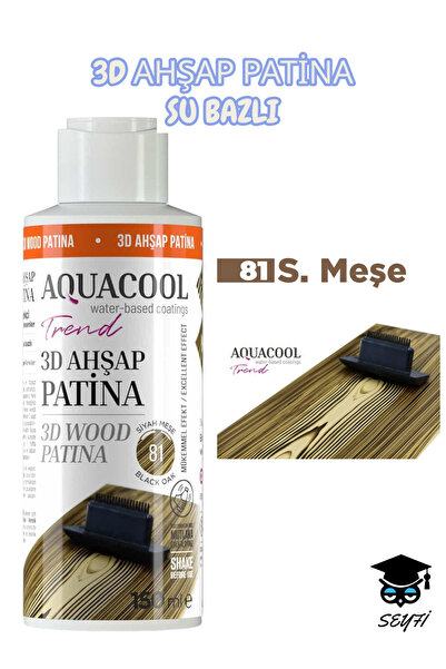 Aquacool Trend 3D AHŞAP PATİNA SU BAZLI 150 ML