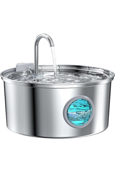 NEXTWAVE Fantana apa NextWave® pentru pisici si caini, inox 304, filtrare carbon activ, 3.2L,