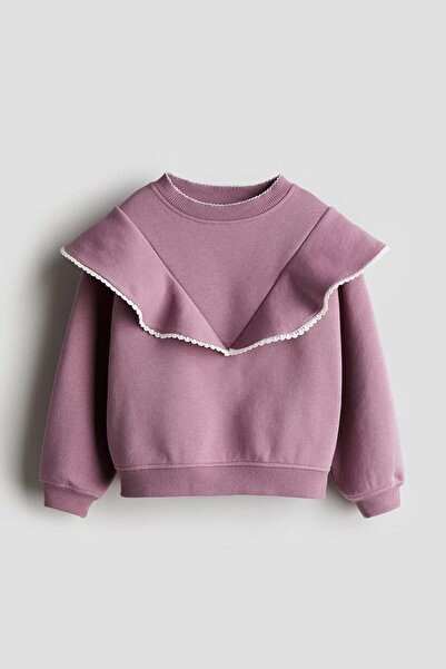 Akbaş kids Tozlu koyu pembe kız çocuk sweatshirt
