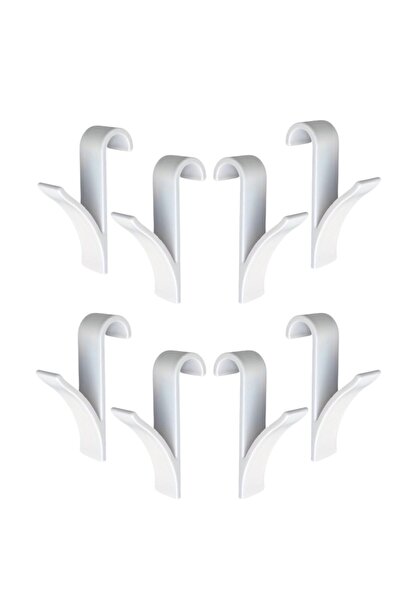 OEM Set 8 carlige pentru calorifer sau radiator, sifonier, dormitor, bucatarie, haine si portprosop